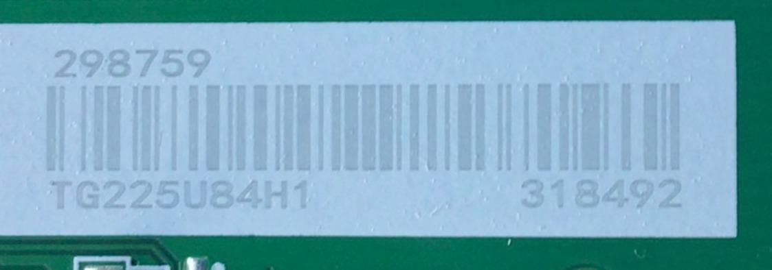 T-CON PARA TV HISENSE / NUMERO DE PARTE 298759 / RSAG7.820.11133/ROH VER.A / 318492 / TG225U84H1 / PANEL HD425Y1U51-T0L2/GM/CKD3A/ROH / DISPLAY T430QVN03.7 / MODELO 43R6G	 - Imagen 2